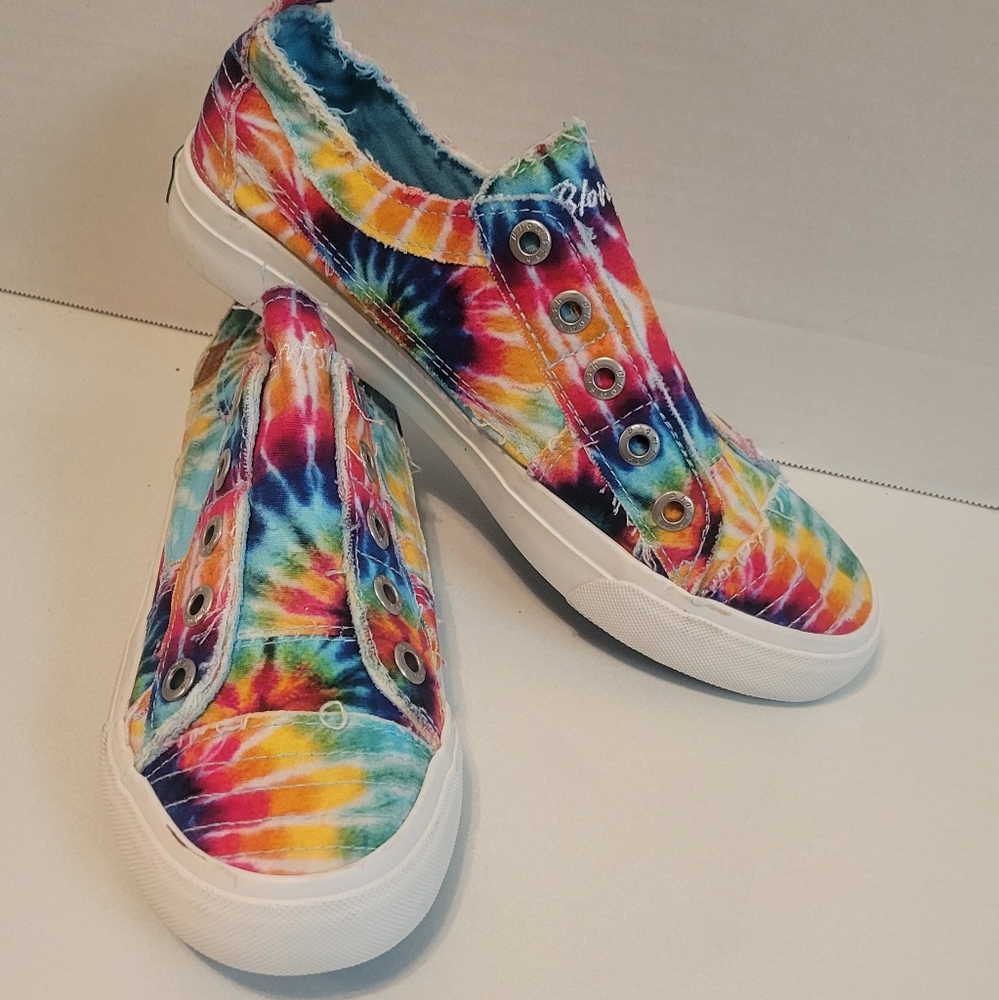 Blowfish Tie-Dye Slip-On Sneakers - Rainbow